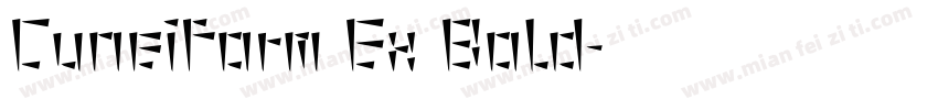 Cuneiform Ex Bold字体转换